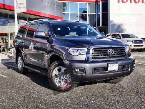 Magnetic Gray Metallic 2018 Toyota Sequoia SR5 - cars & trucks - by... for sale in Culver City, CA