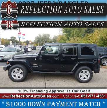2007 Jeep Wrangler Unlimited Sahara - Special Vehicle Offer! - cars... for sale in Oakdale, MN
