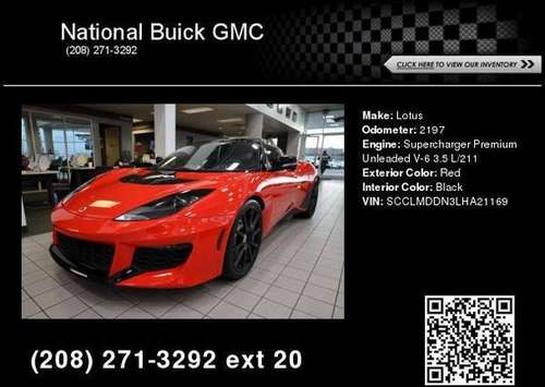 2020 Lotus Evora GT Base - - by dealer - vehicle for sale in American Fork, UT