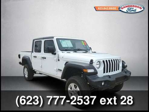 2020 Jeep Gladiator Sport S 4WD White - - by dealer for sale in Glendale, AZ