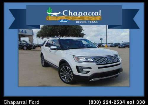 2016 Ford Explorer Platinum 4X4 (Mileage: 52,213) for sale in Devine, TX