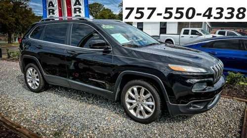 2014 Jeep Cherokee Limited 4X4, LEATHER, PANORAMIC ROOF, BACKUP for sale in Norfolk, VA