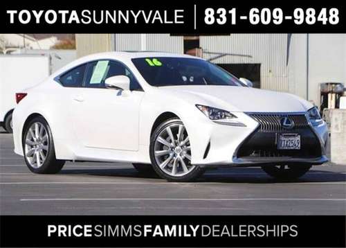 2016 Lexus RC RWD 2D Coupe/Coupe 200t - - by dealer for sale in Sunnyvale, CA