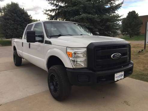 2012 FORD F250 4WD F-250 SD 4x4 Crew Cab 8' Box LB 6.2L V8 - 274mo_0dn for sale in Frederick, WY