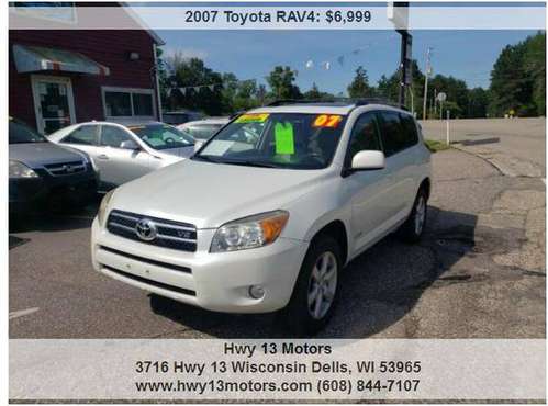 2007 Toyota RAV4 Limited 4dr SUV 4WD V6 172598 Miles for sale in Wisconsin dells, WI