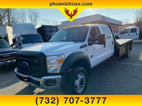 2015 Ford F-550 f550 f 550 2wd crew DIESEL FLATBED - cars & for sale in south amboy, NJ