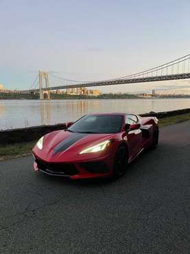 Chevrolete Corvette C8 2LT Coupe 2022 Torch Red (Front Lift for sale in Englewood Cliffs, NJ