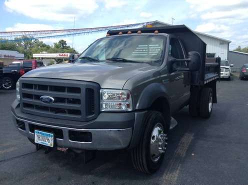 2005 Ford F450 XL dump box, diesel new parts! - - by for sale in Cambridge, MN