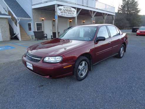 2003 Chevrolet Malibu- LOW MILES - cars & trucks - by dealer -... for sale in Cherry Tree PA 15724, PA