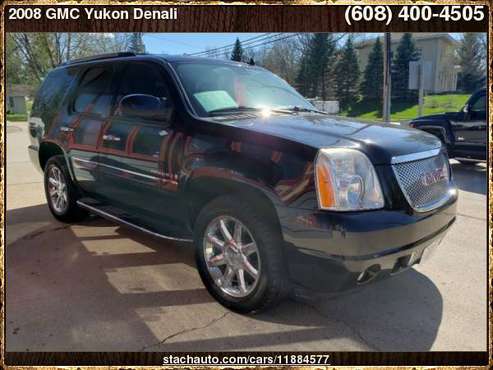 2008 GMC Yukon Denali AWD 4dr with Visors, driver and front passenger for sale in Janesville, WI