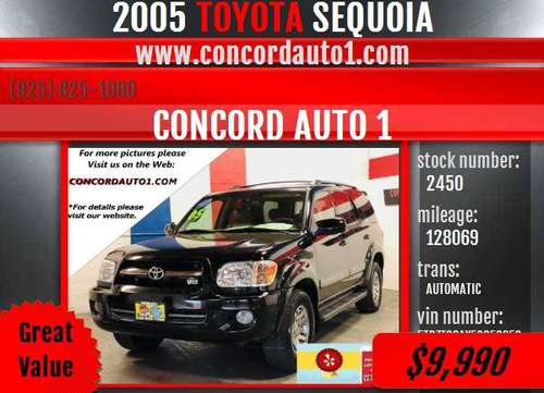 TOYOTA SEQUOIA *VERY GOOD CONDITION* *WE FINANCE* *WELL SERVICED* for sale in Concord CA 94520, CA