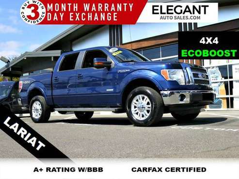 2011 Ford F-150 Lariat leather loaded 4x4 ecoboost crew cab 2 owner Pi for sale in Beaverton, OR
