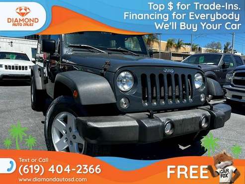 622/mo - 2017 Jeep Wrangler Unlimited Sport 4x4SUV 4 x 4 SUV for sale in El Cajon, CA
