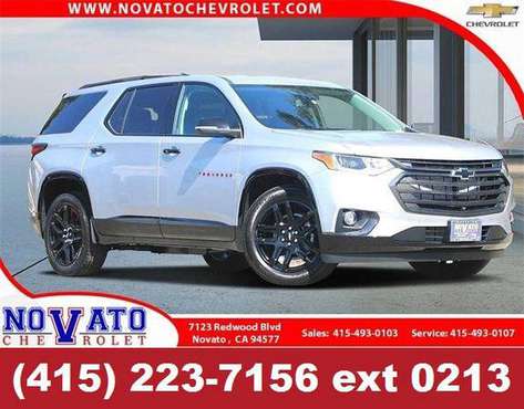 2021 Chevrolet Traverse SUV Premier - Chevrolet Silver Ice for sale in Novato, CA