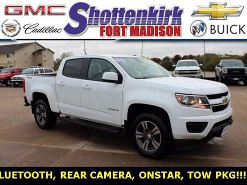 2018 Chevy Chevrolet Colorado 4WD Work Truck pickup White - cars & for sale in Fort Madison, IA
