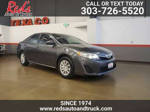 2014 Toyota Camry LE 35MPG affordable payments no added fees - cars for sale in Longmont, CO