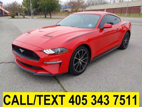 2018 FORD MUSTANG ECOBOOST LOW MILES! 1 OWNER! CLEAN CARFAX! MUST... for sale in Norman, OK