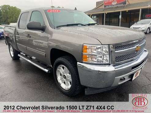 2012 CHEVY SILVERADO 1500 LT Z71 4X4 CREW CAB!! FINANCING AVAILABLE!!! for sale in Syracuse, NY