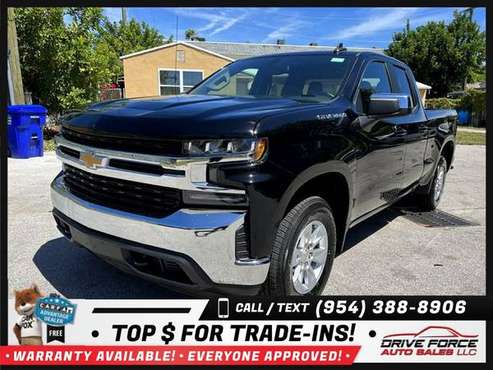 2020 Chevrolet Silverado 1500 Double Cab LT Pickup 4D 4 D 4-D 6 12 for sale in Hollywood, FL