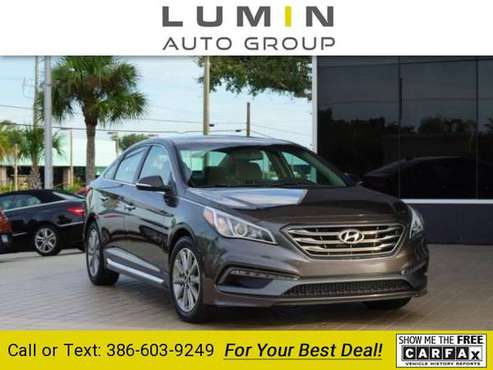 2017 Hyundai Sonata Limited sedan Shale Gray Metallic for sale in New Smyrna Beach, FL