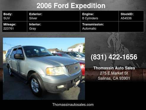 2006 Ford Expedition 4dr Special Service 4WD - cars & trucks - by... for sale in Salinas, CA