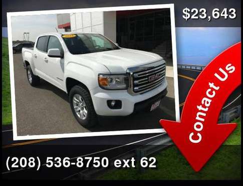 2018 GMC Canyon SLE - cars & trucks - by dealer - vehicle automotive... for sale in Twin Falls, ID