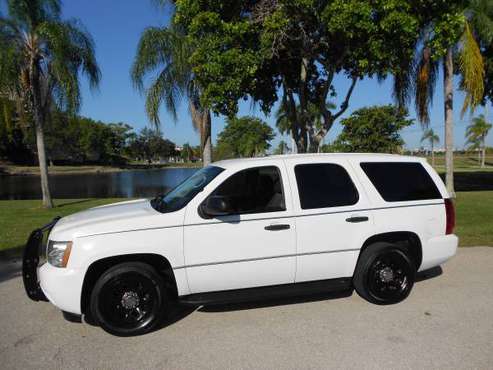 2012 FLORIDA CHEVROLET TAHOE POLICE EDITION CLEAN! for sale in Fort Myers, FL