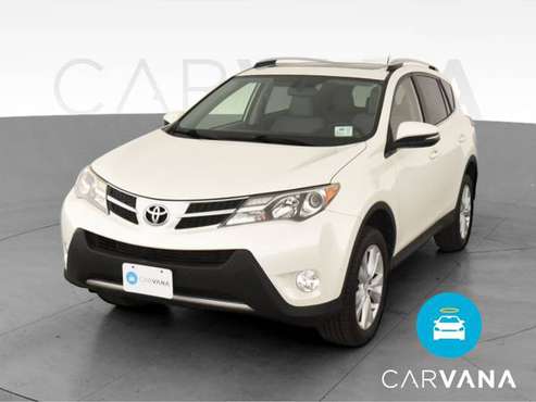2013 Toyota RAV4 Limited Sport Utility 4D suv White - FINANCE ONLINE... for sale in Visalia, CA