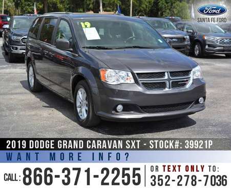 ‘19 Dodge Grand Caravan SXT *** Leather, SiriusXM, 3rd Row, Bluetooth for sale in Lake City , FL