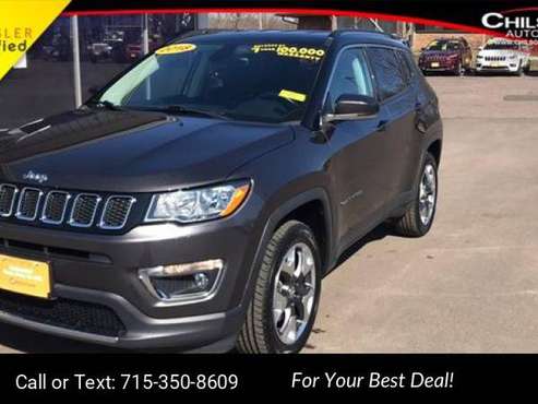 2018 Jeep Compass Limited suv Gray - - by dealer for sale in Cadott, WI