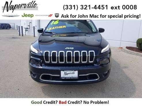 2016 Jeep Cherokee SUV Limited $380.73 PER MONTH! for sale in Naperville, IL