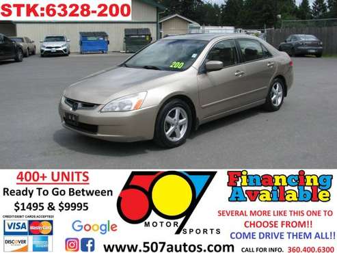 2003 Honda Accord Sdn EX Auto - - by dealer - vehicle for sale in Roy, WA