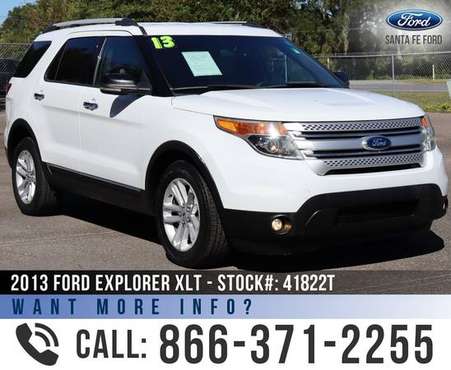 2013 Ford Explorer XLT Seats 7 - Backup Camera - Touch for sale in Alachua, FL