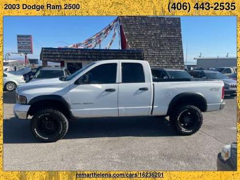 2003 Dodge Ram 2500 4dr Quad Cab 4WD 5 9 CUMMINGS DIESEL - cars & for sale in Helena, MT