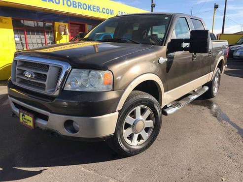 2008 Ford F-150 F150 F 150 King Ranch 4x4 4dr SuperCrew Styleside 5.5 for sale in Denver , CO