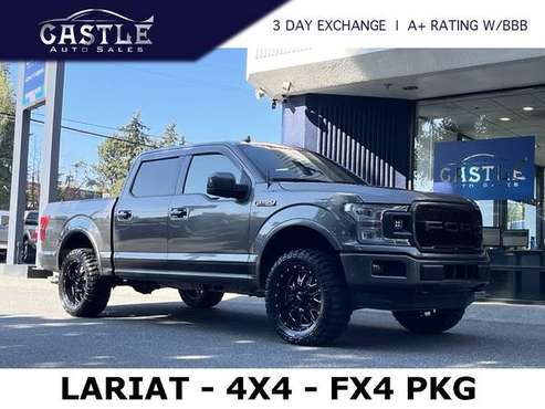 2018 Ford F-150 4x4 4WD F150 Lariat Truck - - by for sale in Lynnwood, AK
