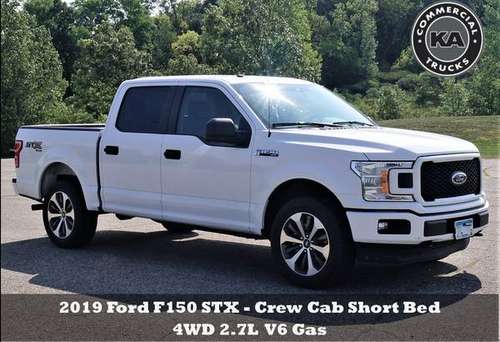 2019 Ford F150 STX - Crew Cab Short Bed - 4WD 2 7L V6 Gas (D64164) for sale in Dassel, MN