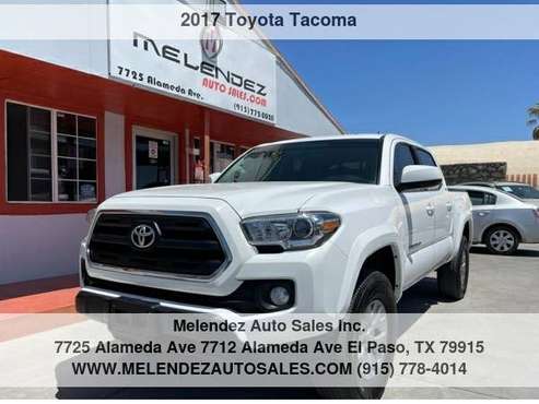 2017 Toyota Tacoma SR5 Double Cab 5 Bed V6 4x2 AT for sale in El Paso, TX