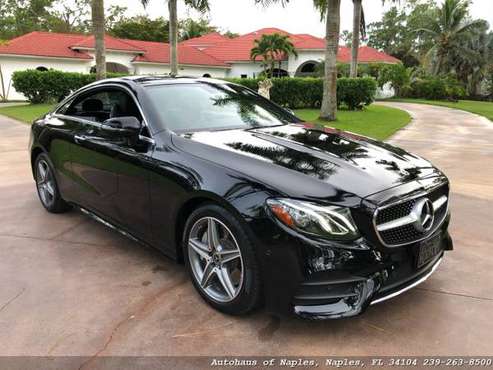 2018 Mercedes Benz E400 Coupe 6K Miles! $66,595 Msrp! Premium packag... for sale in Naples, FL