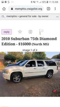 2010 Pearl Suburban 75th Diamond Edition for sale in Southaven, TN