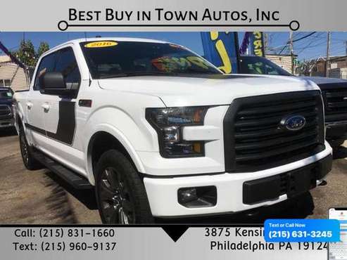 2016 Ford F-150 F150 F 150 4WD SuperCrew 145 XLT From $500 Dow for sale in Philadelphia, PA