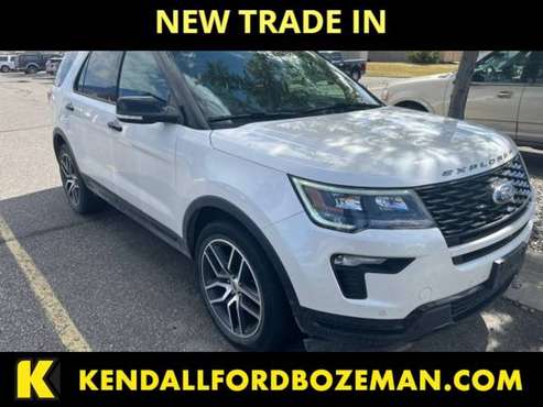 2019 Ford Explorer White Platinum Metallic Tri-Coat Must See for sale in Bozeman, MT