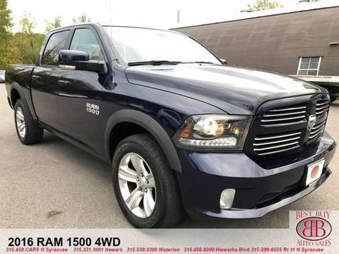 2016 DODGE RAM 1500 CREW CAB 4X4! TOUCH SCREEN! BACK UP CAM! FINANCING for sale in Syracuse, NY