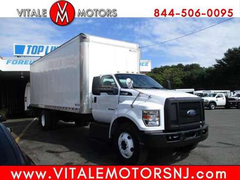 2016 Ford Super Duty F-650 Straight Frame 24 FOOT BOX TRUCK LIFT... for sale in South Amboy, CT