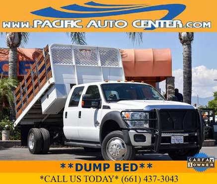 2015 Ford F-450 XL Crew Cab Stake Dump Bed Diesel (25648) for sale in Fontana, CA