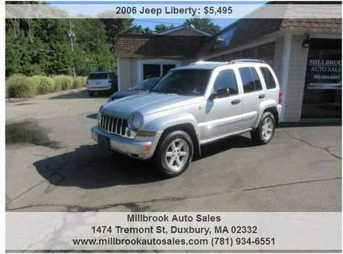 2006 Jeep Liberty Limited 4dr SUV 4WD 137045 Miles for sale in Duxbury, MA