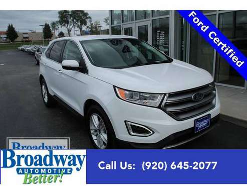 2016 Ford Edge SUV SEL - Ford White for sale in Green Bay, WI