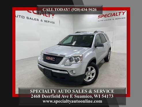 2012 GMC Acadia SLE-2! 102K! Clean title! 1 OWNER! RUST FREE! for sale in Suamico, WI