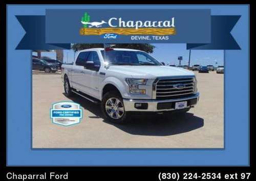 2016 Ford F-150 XLT CREW CAB 4X4 (Mileage: 51,753) Ford Certified for sale in Devine, TX