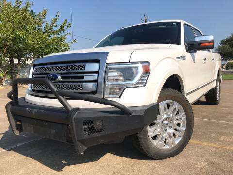 ***2014 FORD F-150 PLATINUM 4X4//LEATH INT/NAVIGATION/BACK UP CAM*** for sale in Houston, TX